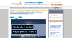 Desktop Screenshot of blog.humphreys-assoc.com